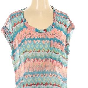 Rare Dolce Vita large colorful, light shirt size medium, cropped